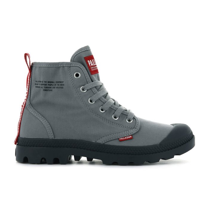 Dámské Boty Palladium Pampa Hi Dare Šedé | CZ RZE-05F